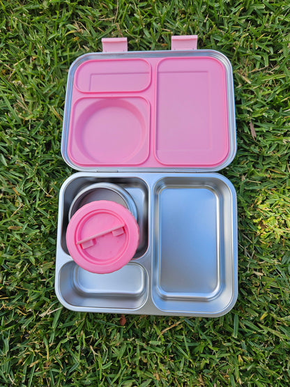 Stainless Steel Lunch Box | Hot and Cold with Leakproof Insulated Food Jar