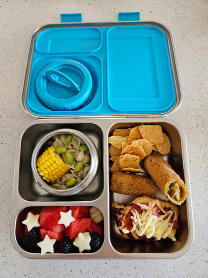 Stainless Steel Lunch Box | Hot and Cold with Leakproof Insulated Food Jar