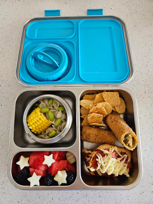 Stainless Steel Lunch Box | Hot and Cold with Leakproof Insulated Food Jar